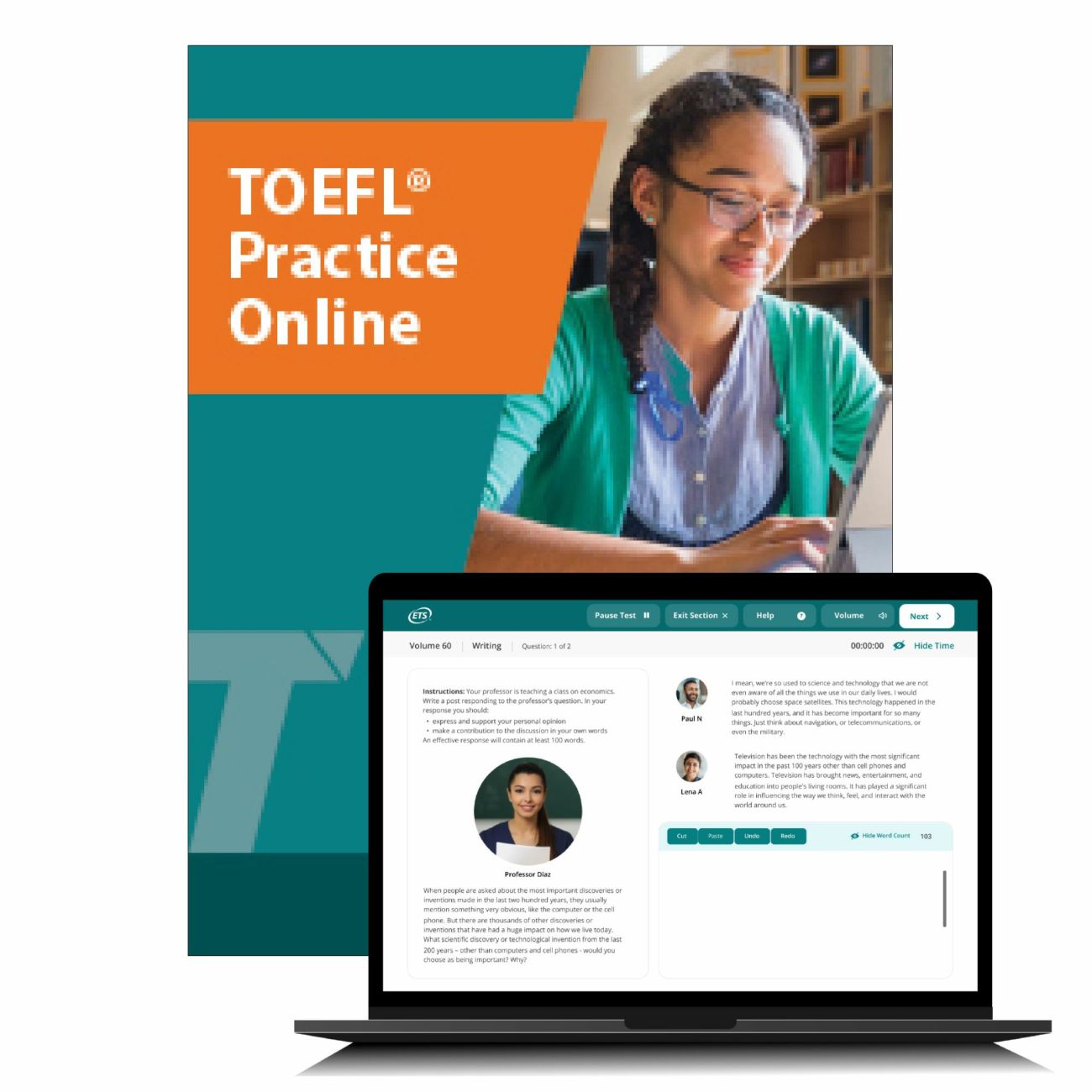 TOEFL iBTテストオンライン模試　TOEFL iBT Complete Practice Test